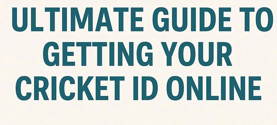 Cricket id online Cricket id online